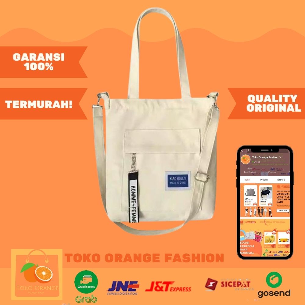 Tas Tas Tote Toto Totte Toote Totebag Totabag Tottebag Totbag Bag Back 2 In 1 Ransel Dan Selempang S