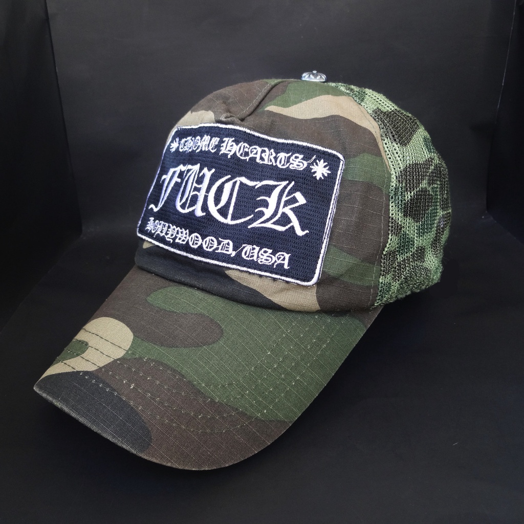 Topi Chrome Hearts Jaring Trucker Camo Second Import Made in USA