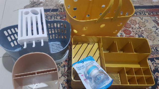 [ys] Tempat Dan Rak Organizer Makeup  , Alat Tulis Dll