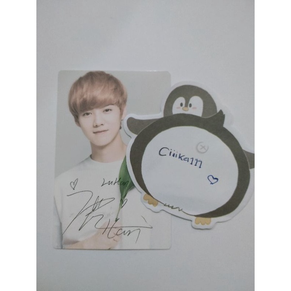 (booked) Photocard Nature Republic Luhan