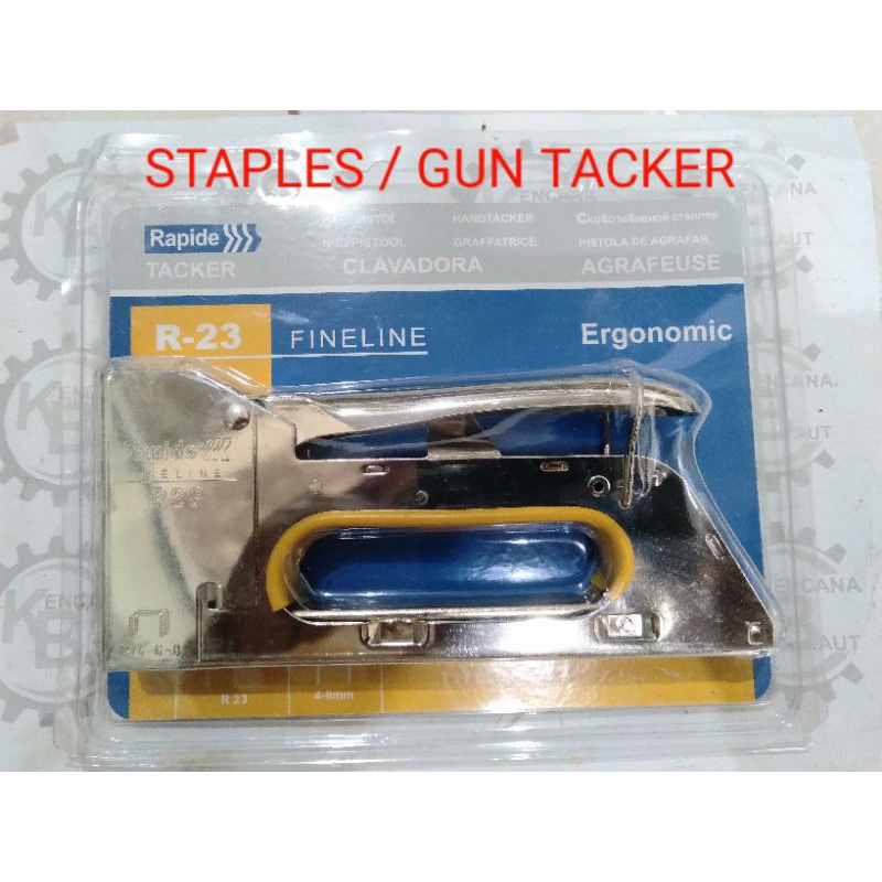 

STAPLES / GUN TACKER / HANDTACKER / ERGONOMIC