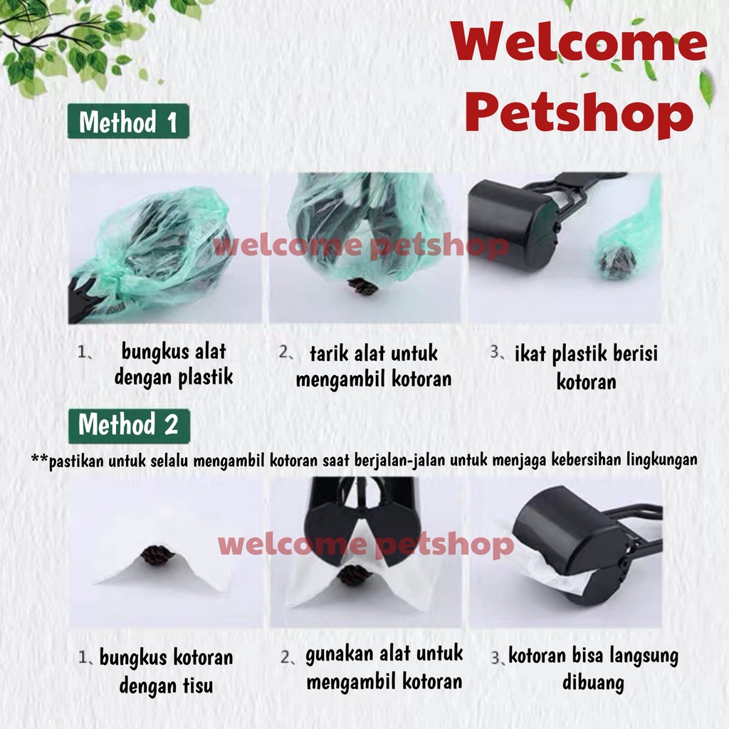 Poo Picker SMALL / Pencapit Kotoran Hewan / Anjing / Kucing