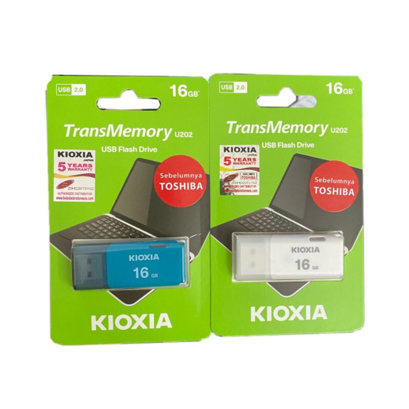 Kioxia Flashdisk 16GB U202 USB 2.0 Original