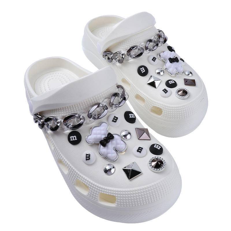 Set Buckle Sepatu Bentuk Crocs Jibbitz Untuk Aksesoris Wanita