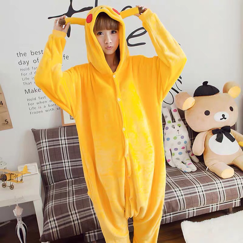 BAJU ONESIE POKEMON PIKACHU KOSTUM COSPLAY