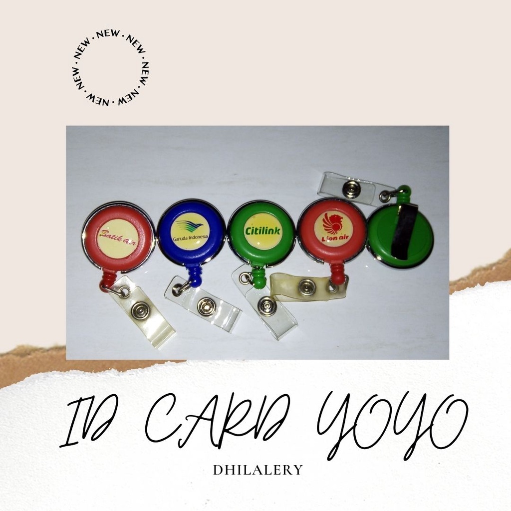 ID CARD YOYO PESAWAT LION, GARUDA, CITILINK, AIR ASIA