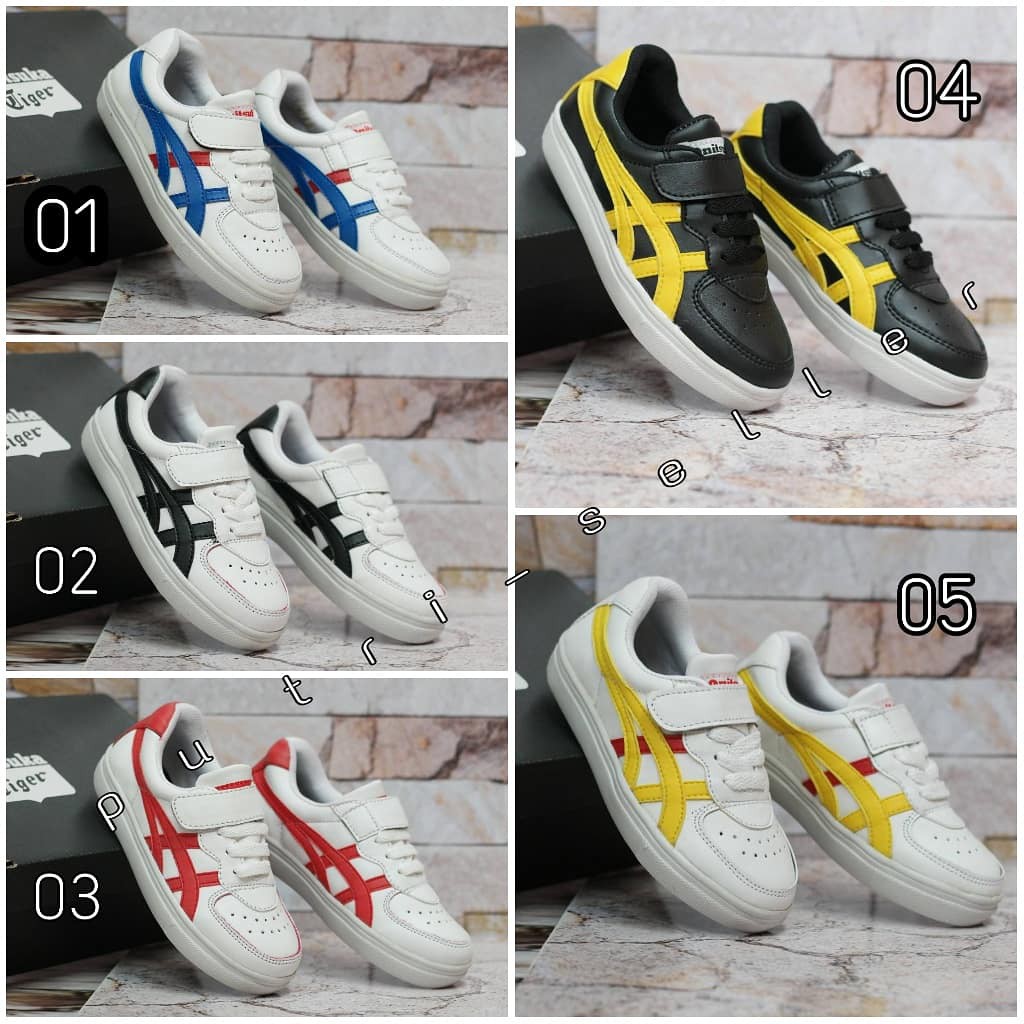 P28419 SEPATU ANAK ASIC ONITSUKA KIDS FASHION SPORT