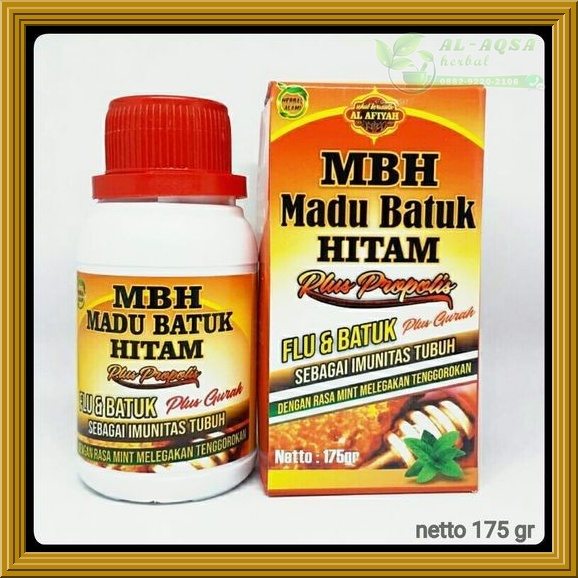 Madu Batuk Hitam Plus Propolis | MBH Al Fiyah isi 175gr