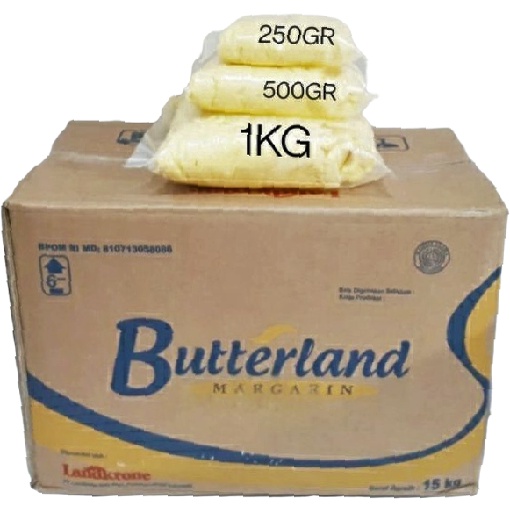 

[R] Butterland Margarin 1kg Margarine Nabati Serbaguna