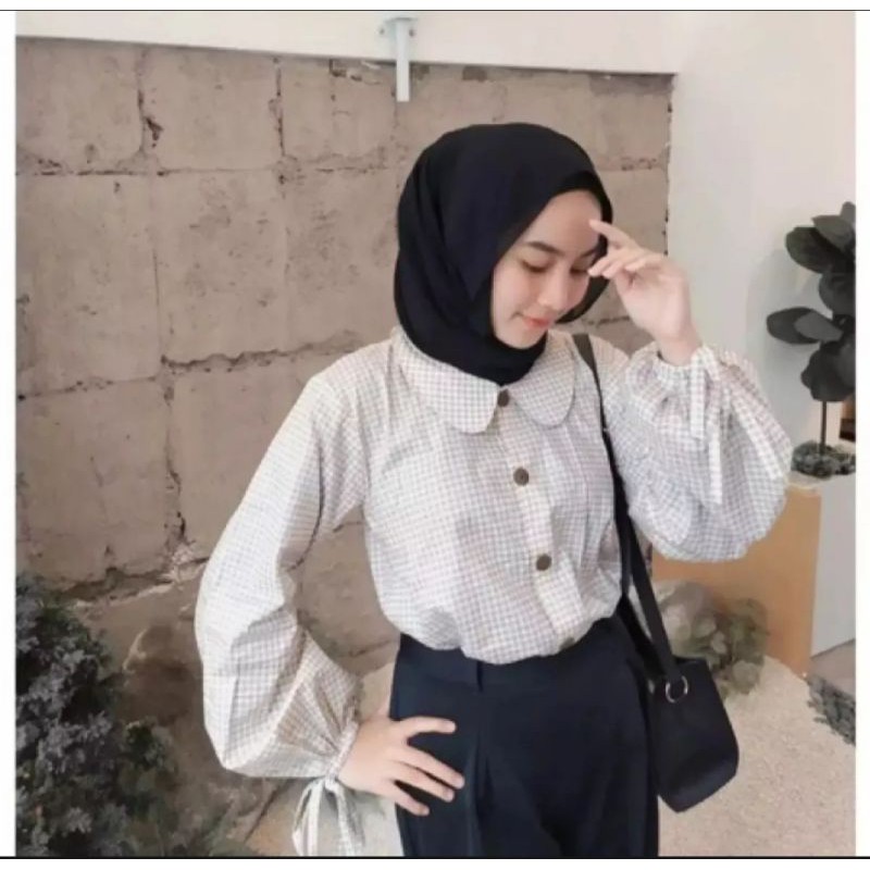 KARIN BLOUSE / ATASAN TERBARU / blouse lucu / lengan balon