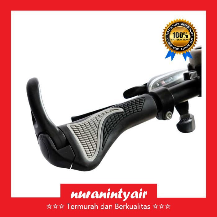 Gagang Sepeda Rubber Ergonomic Grip MTB Handlebar Handle Bar Bike