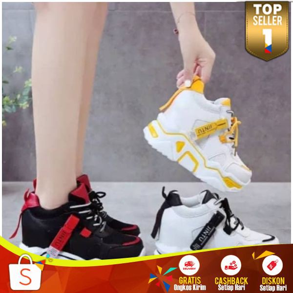  Sepatu  Sneakers Jintu  Wanita Spatu Sneaker Terbaru Sniker 