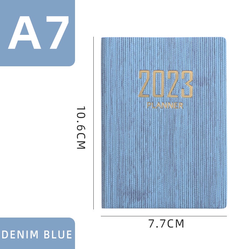 2021 A7 2022 Planner English Version Agenda Notebook Journal  Diary Agenda For Students School Office Supplies