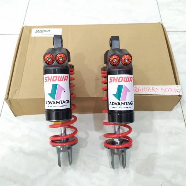 SHOCK BELAKANG SHOWA SHOCK NOUVO RED 280MM RACING VARIASI YAMAHA RMT1