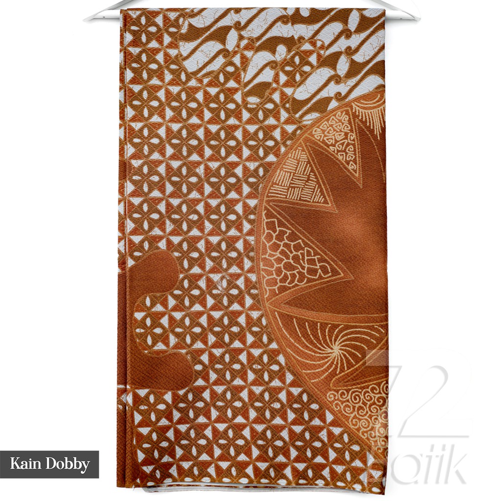 KAIN BATIK PREMIUM Dobby Motif Parang Sekar Warna Coklat Cokelat Putih 729615 Cap 72 Jarik Jarit Samping Kebat Panjang Batik Dobby Modern Premium Bahan Seragam Batik Pernikahan Kantor Keluarga Murah Kamen Jadi Batik Bali Lembaran