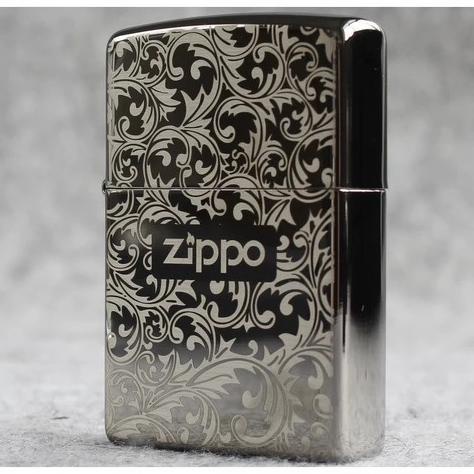 Korek Api Zippo Black Ice Motif BATIK