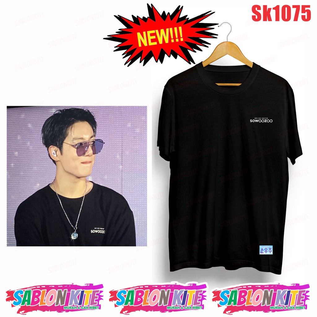 MURAH!!! KAOS KPOP JUNGKOOK SOWOOZOO SK1075 SOWOOZOo UNISEX COMBED 30S