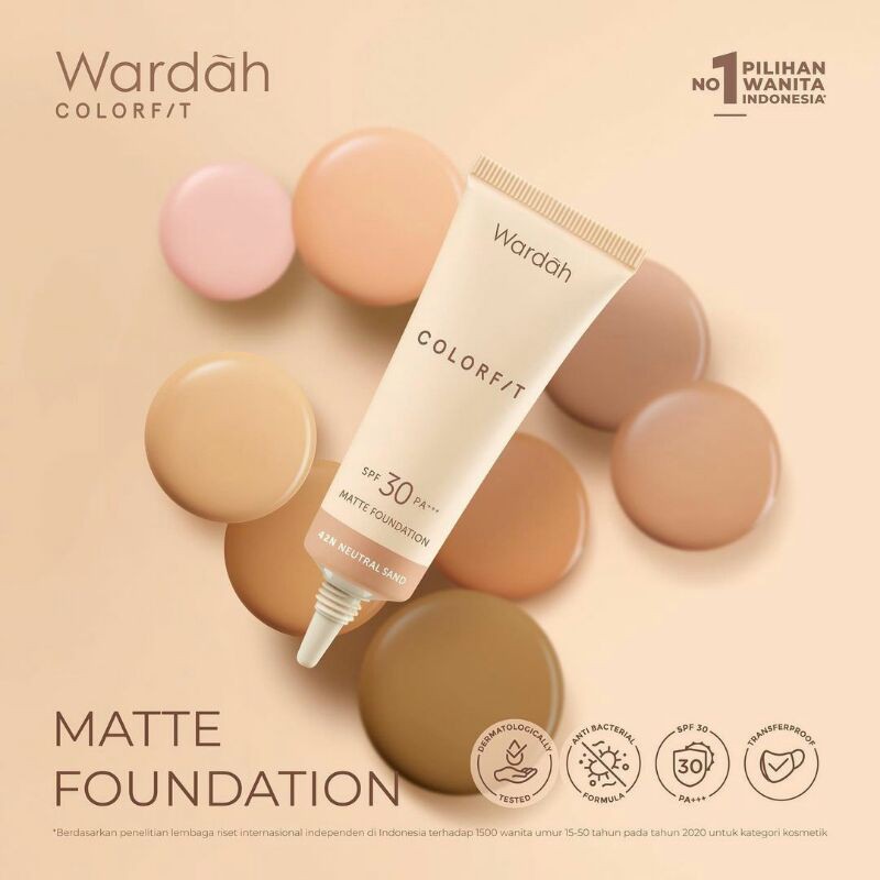 WARDAH Colorfit Matte Foundation 25ml