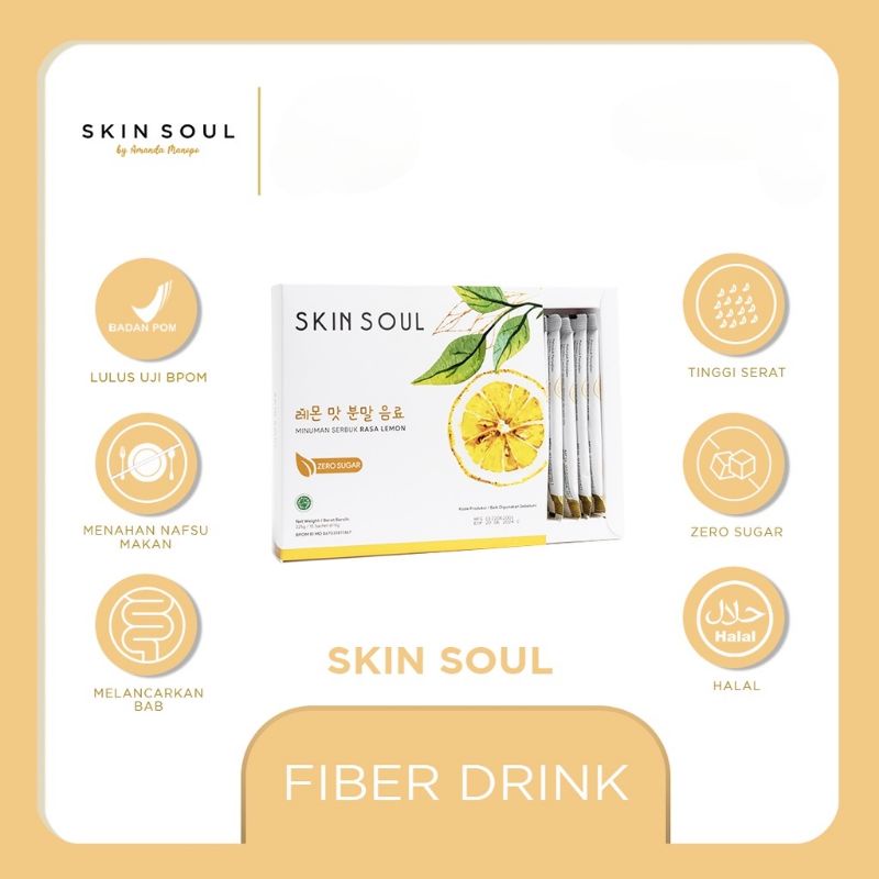 SKIN SOUL FIBER DRINK MINUMAN PELANGSING