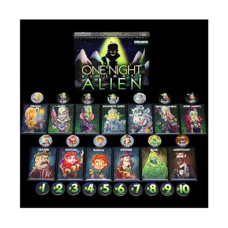 one night alien board game