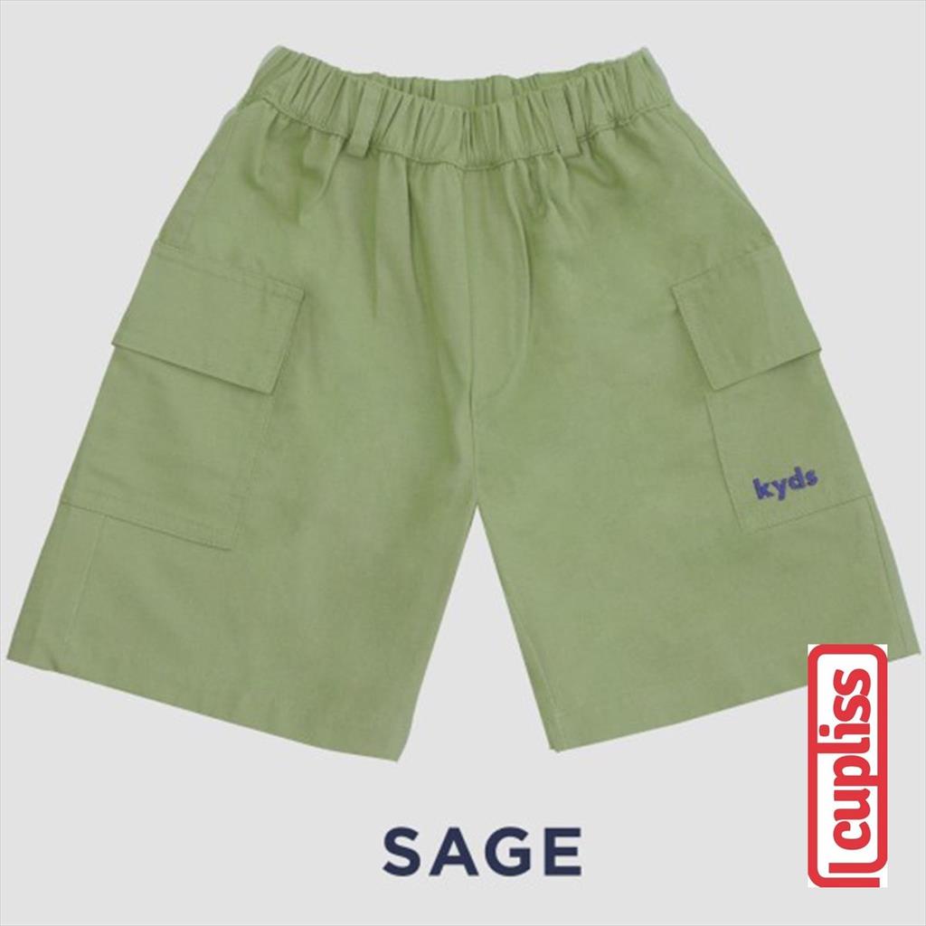 Kyds Short Cargo Pants Jungle Trekker Sage Celana Anak