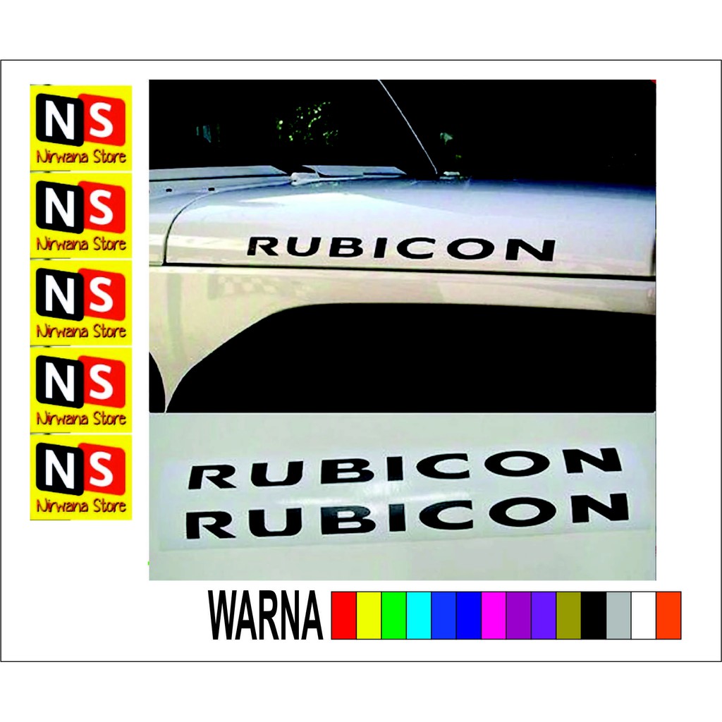 Stiker Rubicon