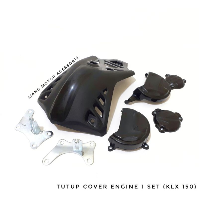 Tutup Cover Pelindung Mesin Engine Set Model Acerbis KLX 150 Series Bf 150 Dtracker 150