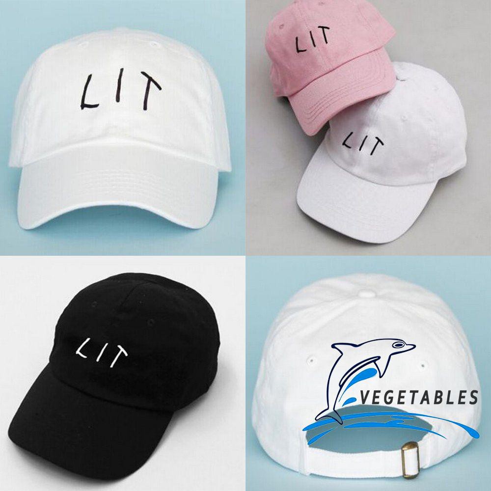 lit baseball cap