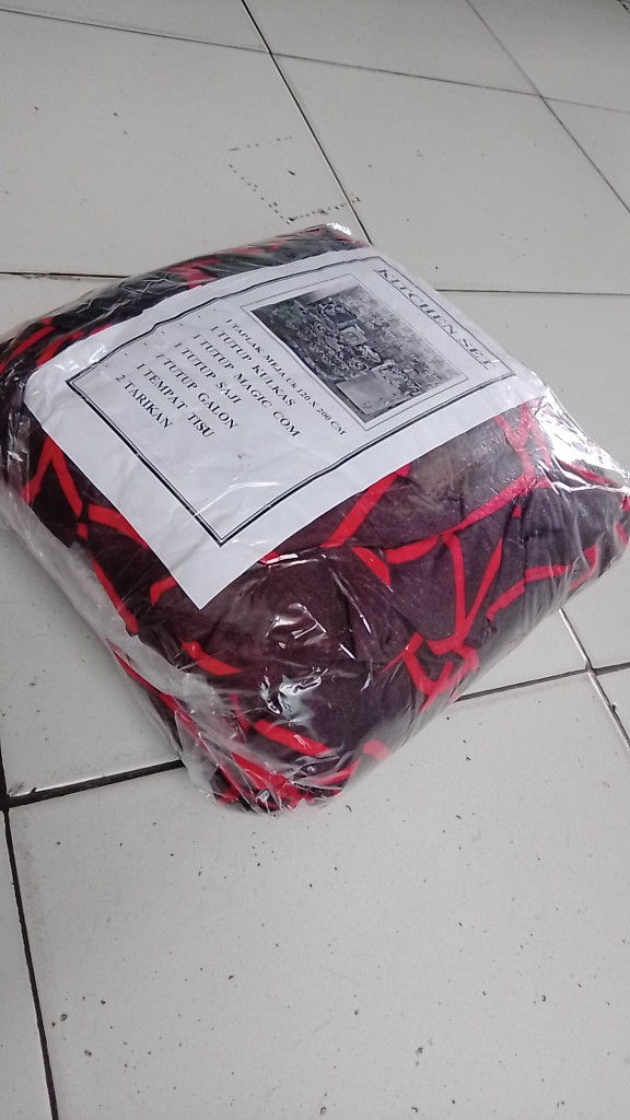 Taplak Meja/kitchensett/cover Kulkas Motif Sakura