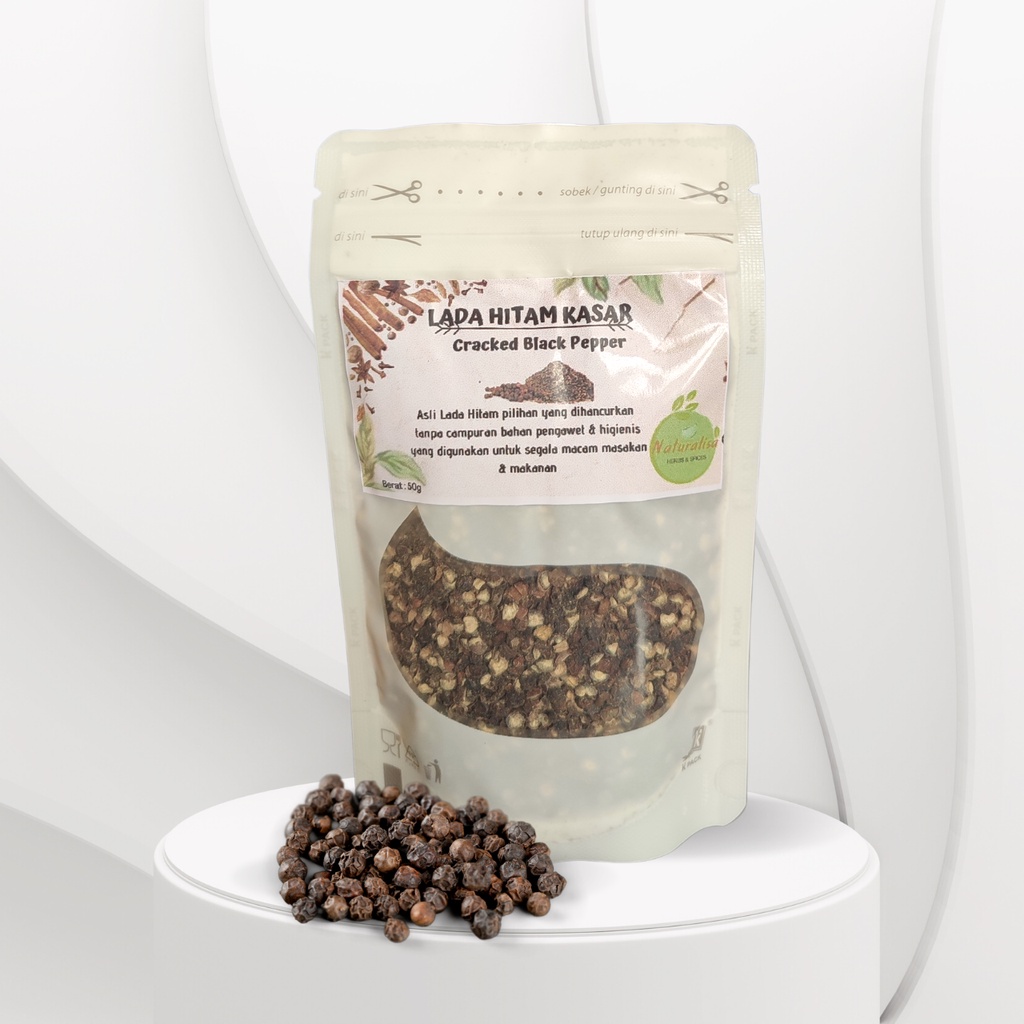

LADA HITAM KASAR 100% ASLI/ CRACKED BLACK PEPPER