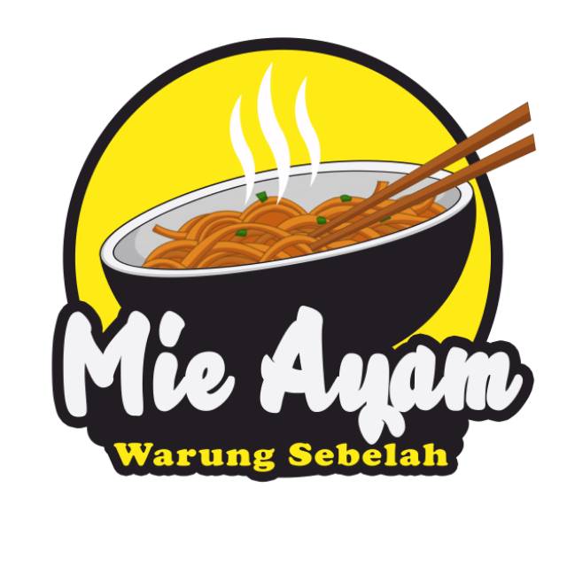 Banner Mie Ayam Vector desain spanduk kreatif