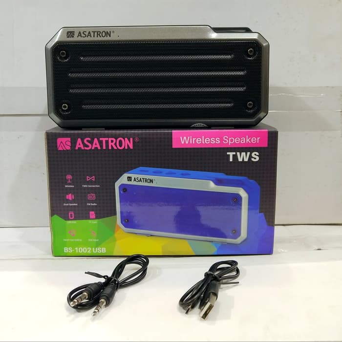 SPEAKER PORTABLE ASATRON BS - 1002 USB/TF/Bluetooth