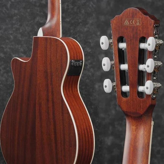 Paket Ibanez Aeg7Tn-Nt Nylon Gitar Akustik Dan Marshall Mg10 Gold