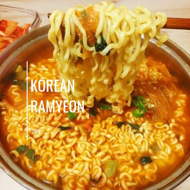 KOREAN RAMYEON KIMCHI ( Paket kimchi ramyeon )