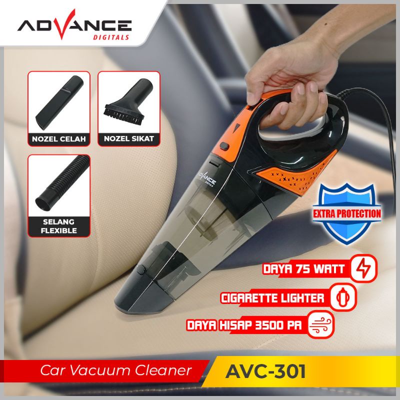 Advance Car Vacuum Cleaner / Penyedot Debu Mobil AVC-301