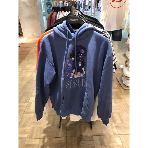 PULL&BEAR PRINTED HOODIE “SASUKE”