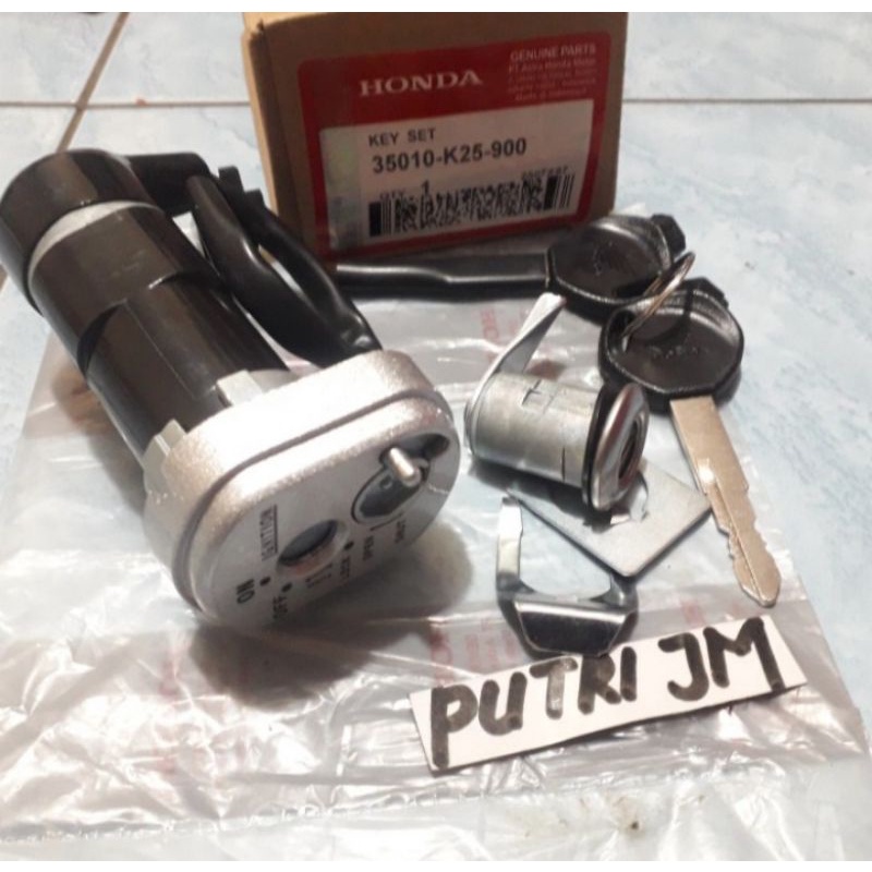 KUNCI KONTAK ORIGINAL HONDA BEAT F1 2014/2016 ASLI K25