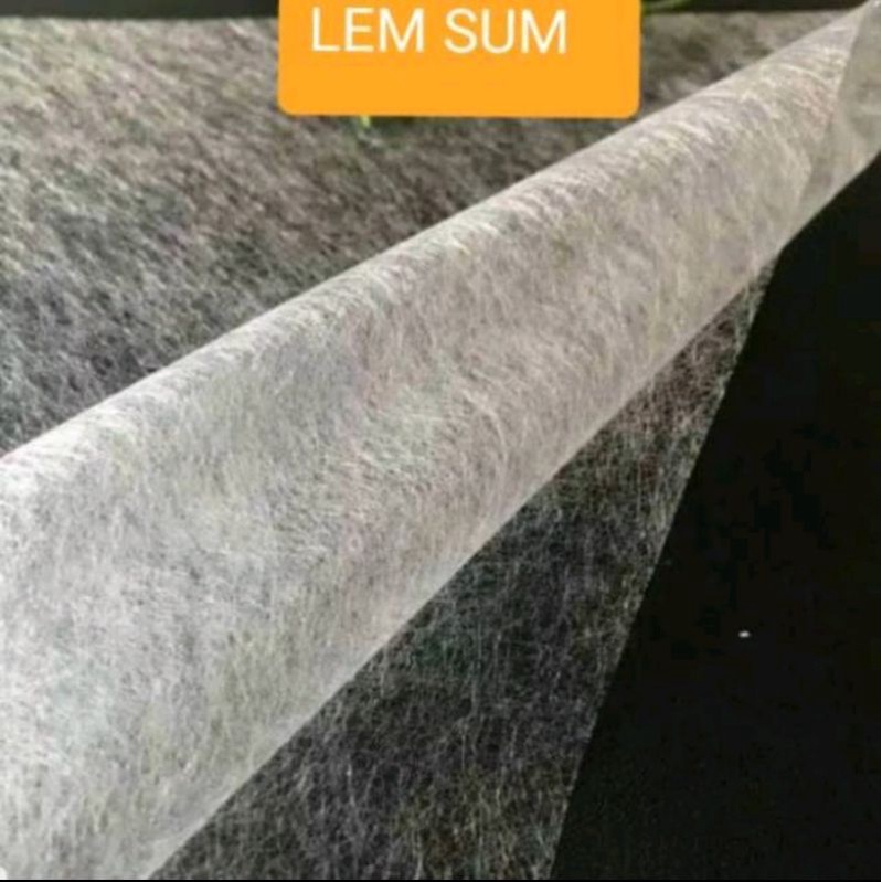 

LEM SUM 2 SISI BUAT TEXTILE/ KAIN LEMBARAN LEBAR 110CM HARGA PER METER