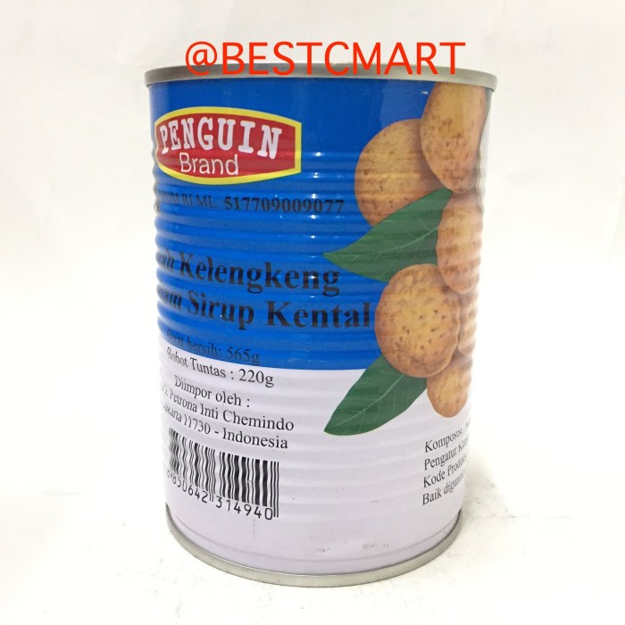 

Kalengbuah- Penguin Brand Longan In Syrup 565Gr -Buah-Kaleng.