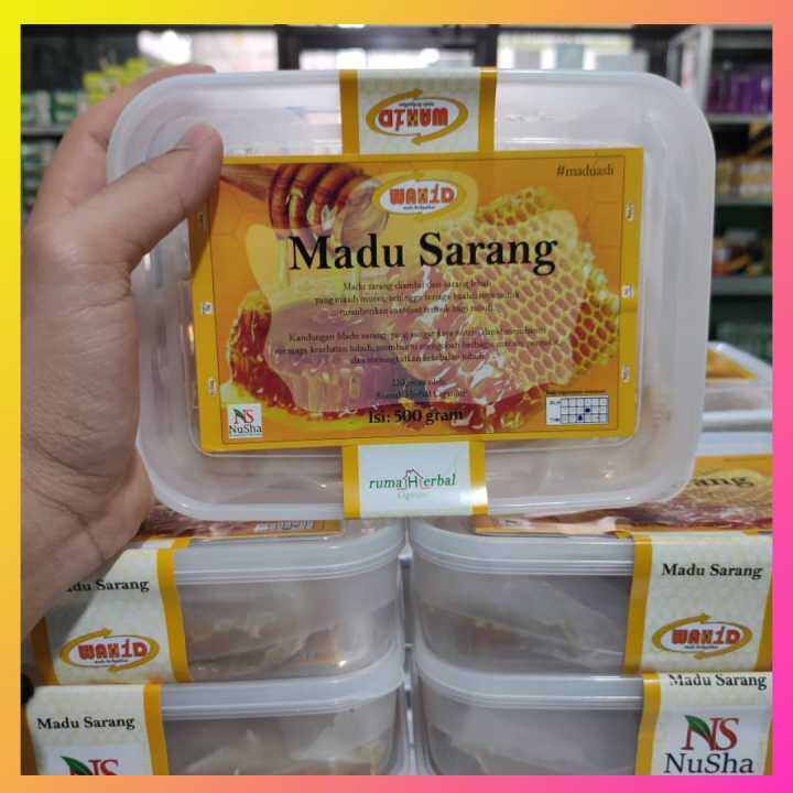 

Sarang Madu|Madu sarang Melifera 500gram Murni
