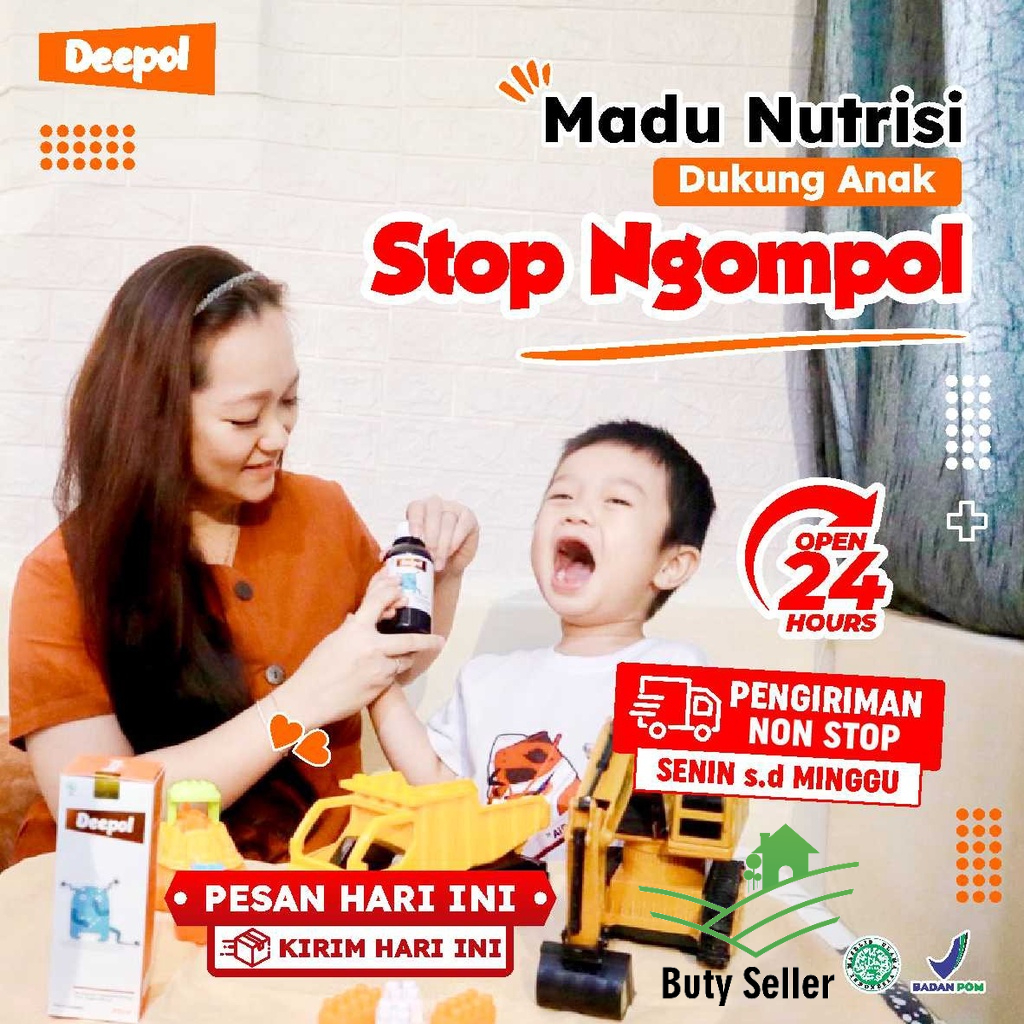 [Cod] Madu Deepol - Cegah Si Kecil Ngompol &amp; Mengobati Kulit Akibat Ruam Popok /Sakit Kulit Lainnya