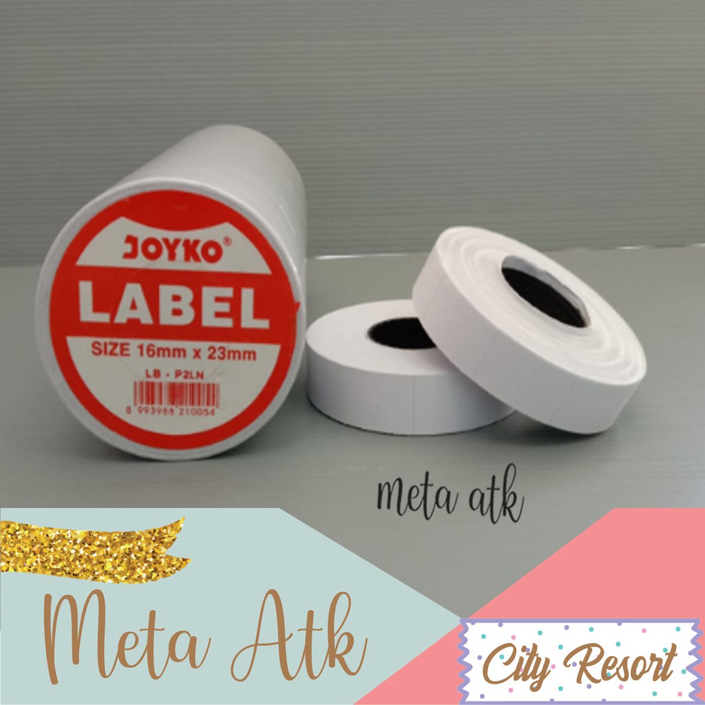 

Kertas Lebel Price Joyko 16mm X 23mm