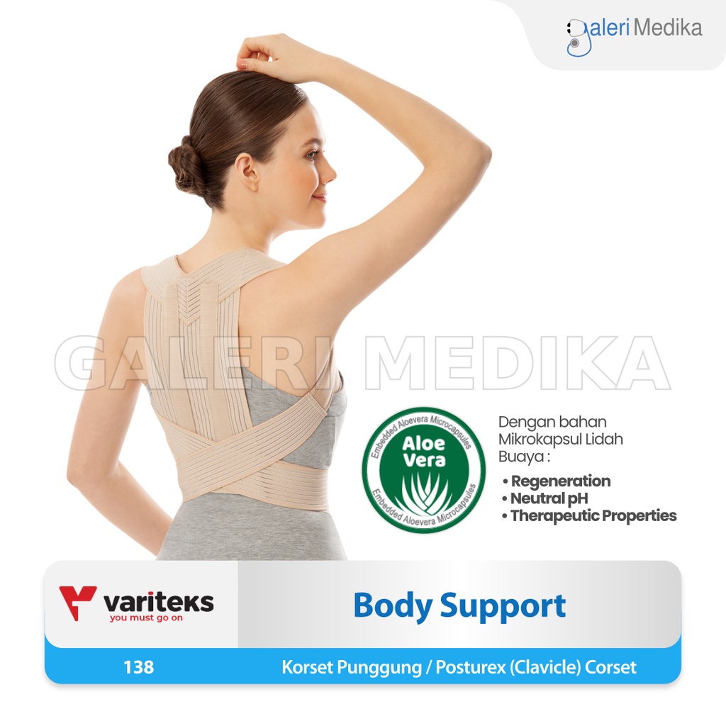 Variteks 138 Posturex (Clavicle) Corset - Korset Penegak Punggung