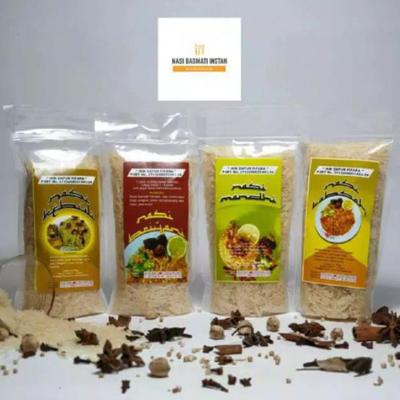 

Ready Stok Beras Basmati + Bumbu Instan Kebuli Mandhi Bukhori Kabsah Briyani