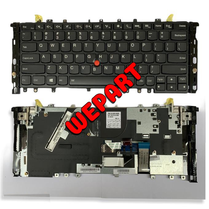 Keyboard Lenovo Yoga S1 S240 dengan Frame