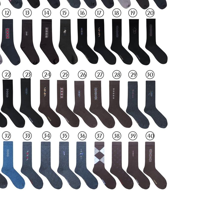 Kakamu Kaos Kaki Pria Dewasa Murah / mansock motif premium Kaos Kaki Kantor Formal MIX 12 Pasang