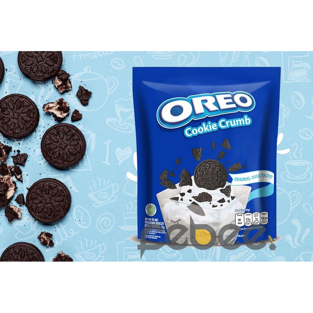 

[1kg] ASLI! Oreo Cookie Crumb Remuk Remah Hancur Original Pack