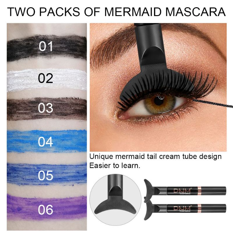 Mermaid Mascara Volume DNM Brand Waterproof Penebal Bulu Mata Tahan Air Original