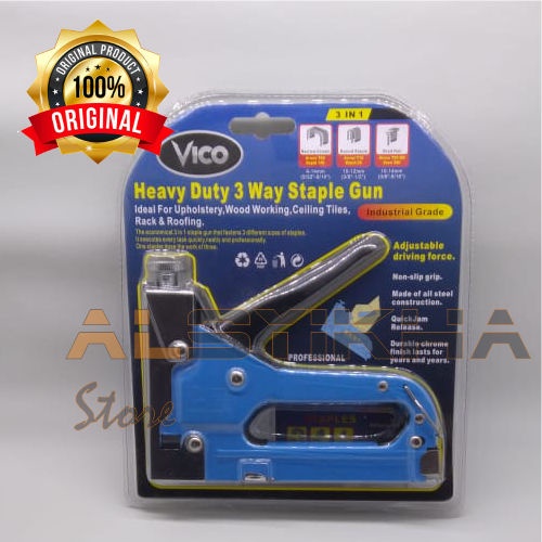 

Stapler Tembak Dan Isinya/staples gun 3 in 1/staples gun heavy duty / staples tembak VICO