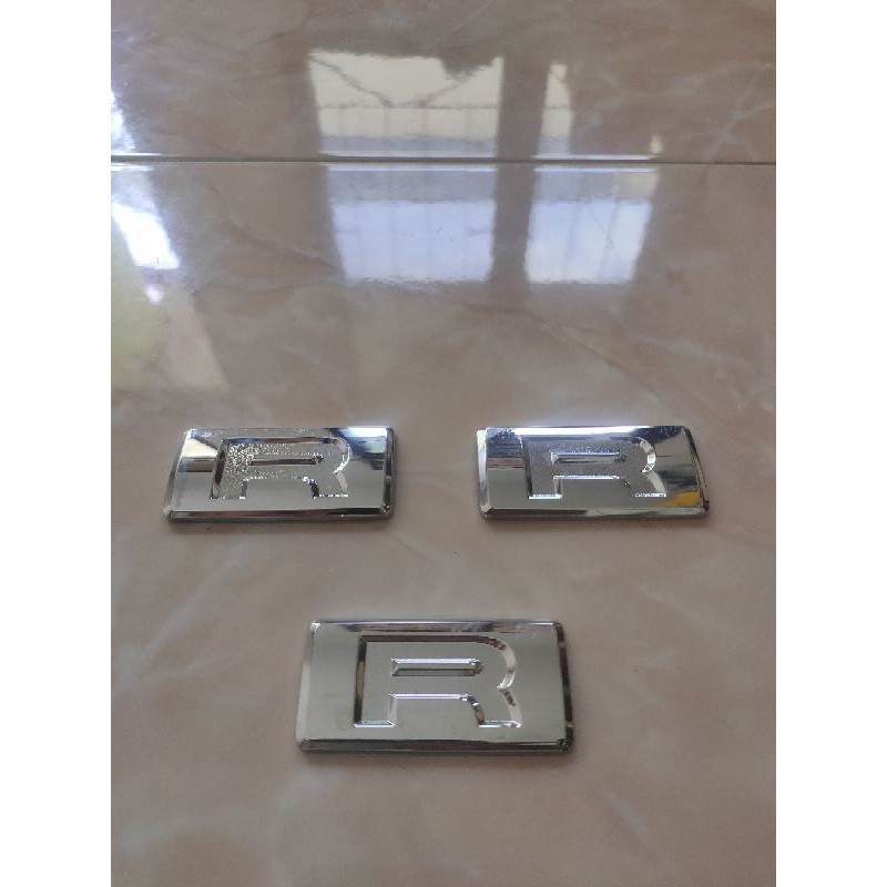 Emblem Type R Daihatsu xenia terios sigra Ayla